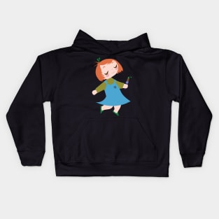 Little painter Kids Hoodie